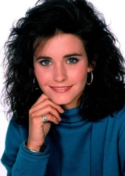 Young Courtney Cox