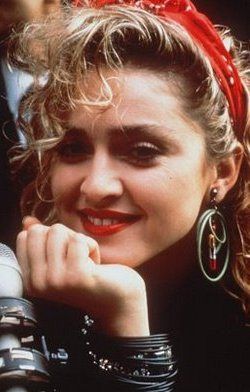 Madonna before face fillers
