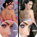 Megan Fox before and after nose job 150x150