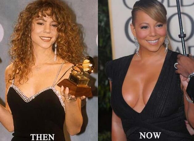 Mariah Carey Boob Job Transformation In Her Breast Measurements